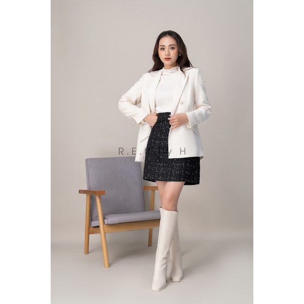 Áo vest dạ 21VT023 Dạ Tweed | BigBuy360 - bigbuy360.vn