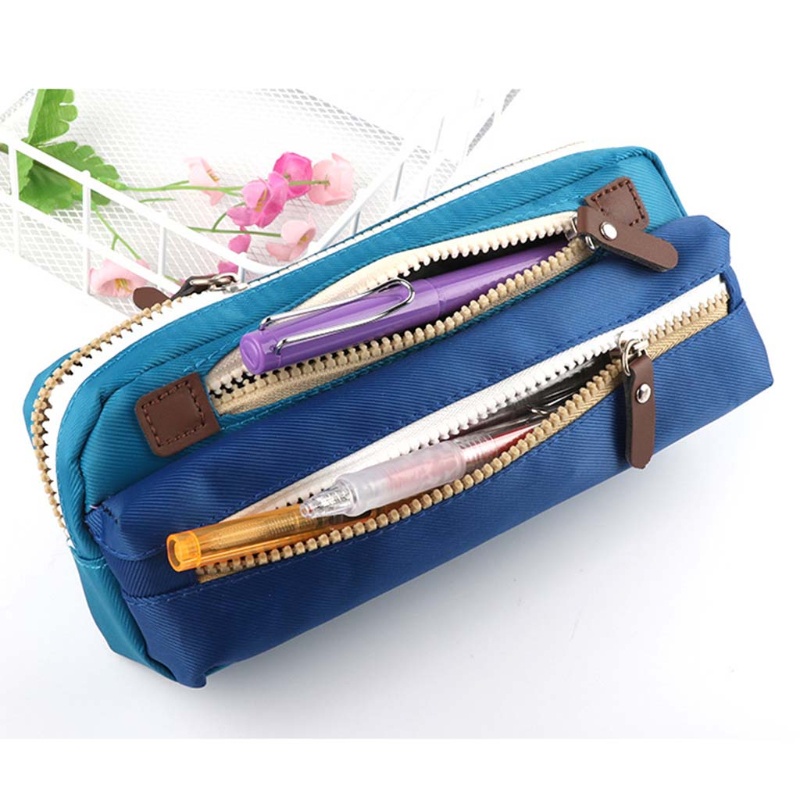 Túi Đựng Bút 3 Tầng Đơn Giản Nâng Cấp Sức Chứa Lớn Cho Nhà / Văn Phòng / Trường Học