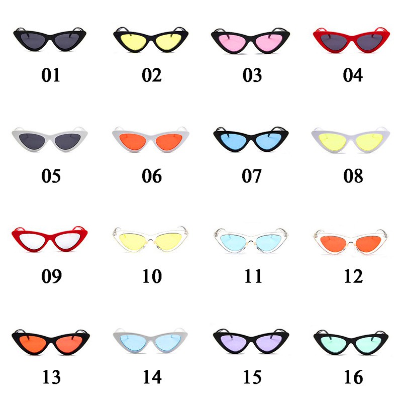 Kính mát hiệu Sunglasses mắt mèo phong cách Retro cho nữ