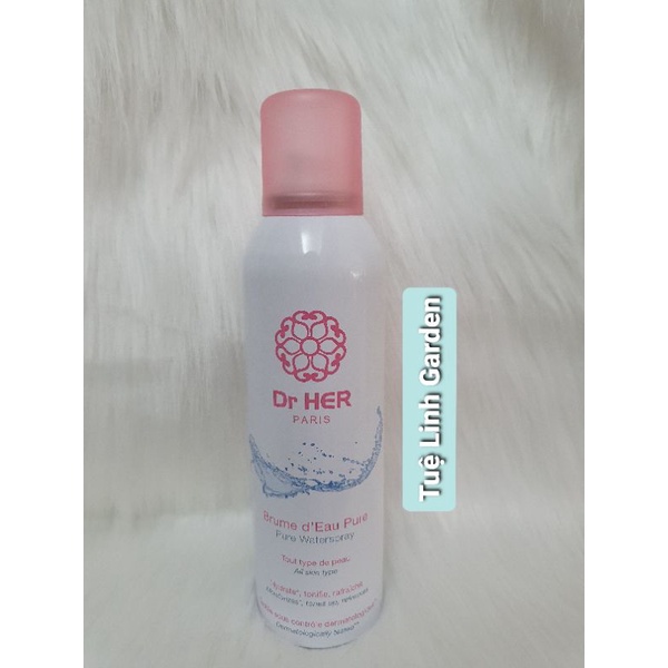 Xịt Khoáng Cấp Ẩm Dr Her Paris Làm Mát Da Cố Định Lớp Trang Điểm Chai 150ml- shop Hello Sun