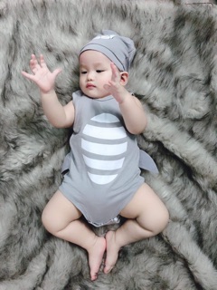 Set Body Suit Cá Mập (baby Shark)