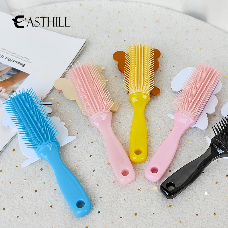 Lược Túi Khí Mát Xa Hình Công Chúa Kuromi Kirby Cinnamoroll Purin Dễ Thương Làm Quà Tặng Cho Bé