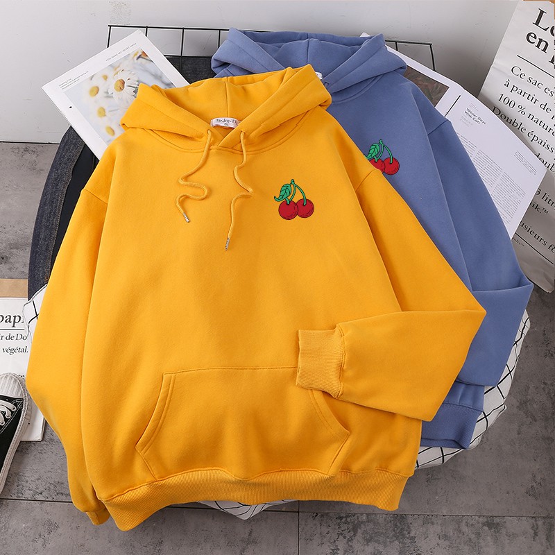 Áo hoodie logo quả Cherry HARI1120