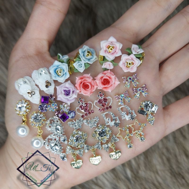 Hoa hồng bột nail