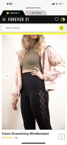 Áo khoác gió Forever21