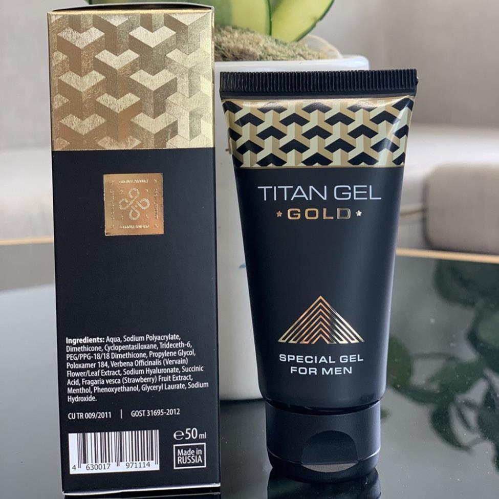 Cổ trắng Gel-titan-gold hàng chuẩn Nga