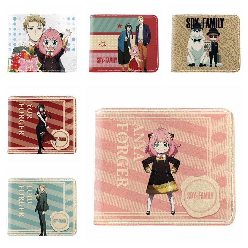 Lilyes Ví Ngắn Cầm Tay In Hình Anime Spy X Family Dành Cho Nam Nữ