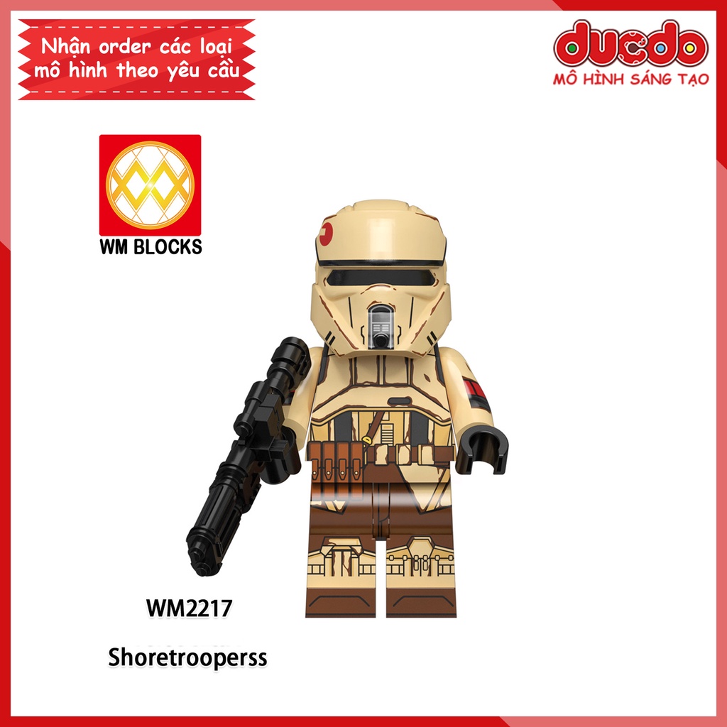 Minifigures các nhân vật trong Star Wars tuyệt đẹp - Đồ chơi Lắp ghép Xếp hình Mini Mô hình WM WM6122