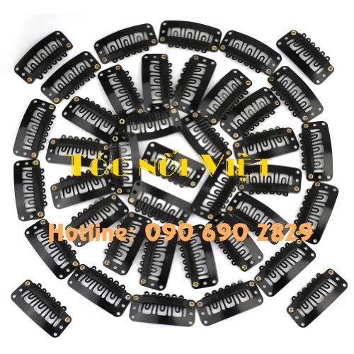 Kẹp tóc dệt, kẹp tóc phím