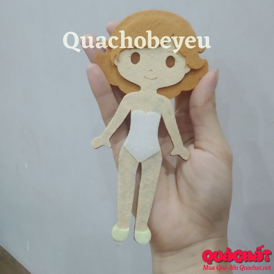 Đồ chơi búp bê vải cho bộ Sổ tay thiết kế, Thiế kế thời trang 4 mùa, Sách vải một ngày bé gái, Sách vải nghề nghiệp