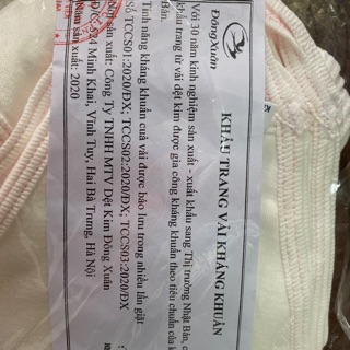 KT vải kháng khuẩn Đông Xuân