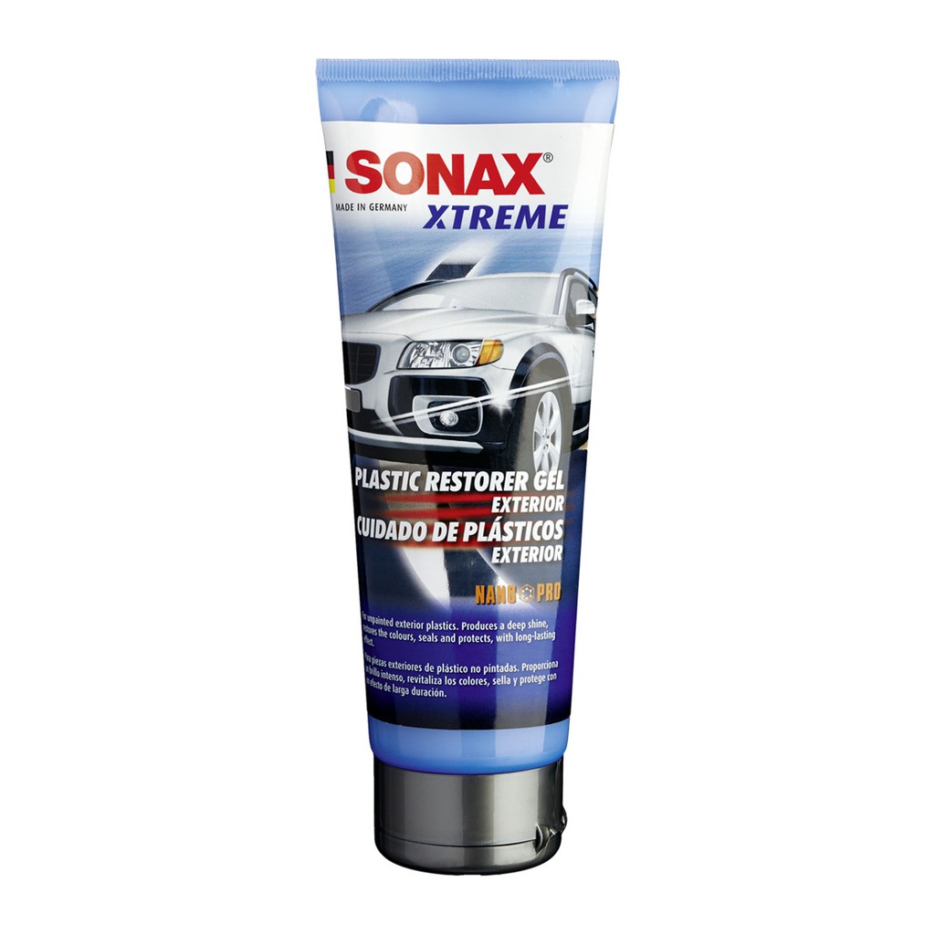 [Chính Hãng] Gel phục hồi và bảo dưỡng nhựa Sonax Xtreme PLASTIC RESTORER GEL NANOPRO 250ML - NKLUBE