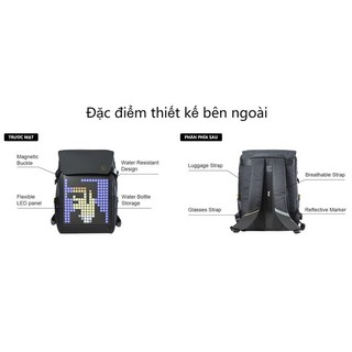 Balo DIVOOM BACKPACK M [CHÍNH HÃNG PHÂN PHỐI, BẢO HÀNH 1 NĂM]