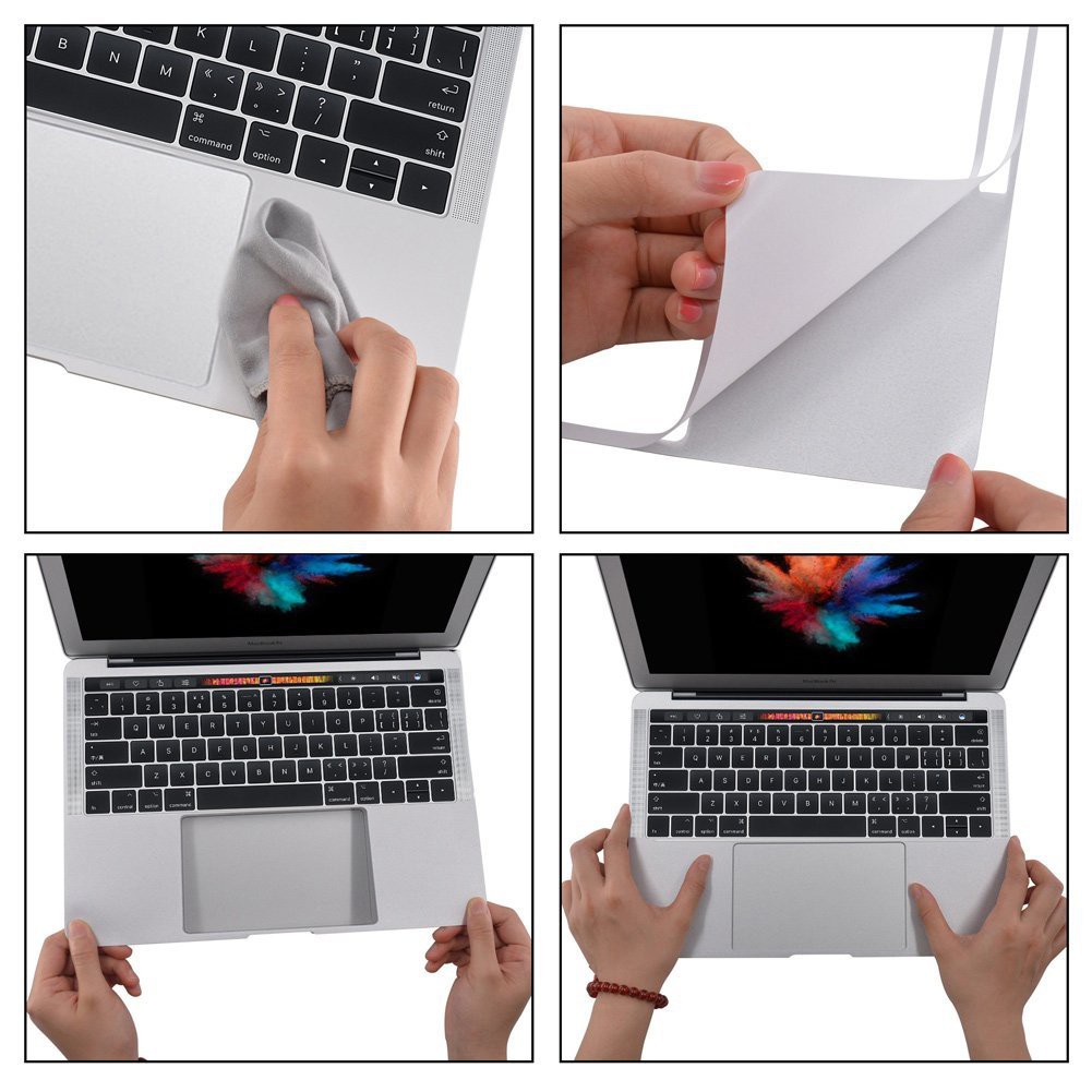 Bộ Dán Kê Tay Kèm Trackpad Macbook Chính Hãng JRC-4 Màu