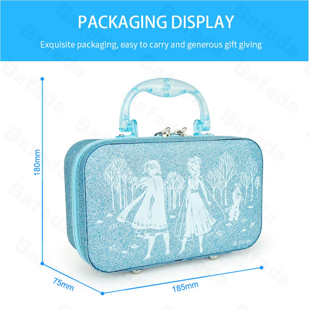 Disney Frozeen 2 Kids Cosmetic Bag,Safety Tested- Non Toxic,Make up Set for Kids Girl,Girls Toy Make Up Kits,Kids Make Up Set,lipstick for kids girl,Pretend Play Kids Beauty Salon,Makeup set for kids