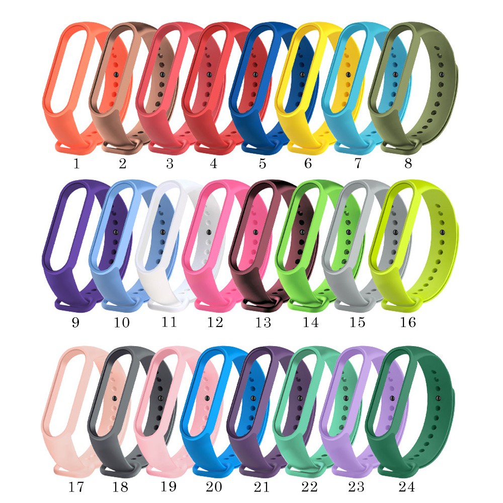 Mi Brand  5 Colorful Silicon Material Replaceable Strap