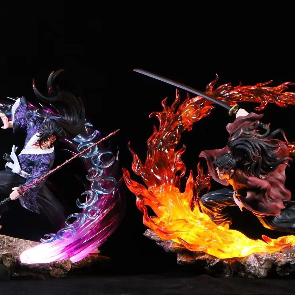 Mô Hình Nhân Vật Anime Demon Slayer GK Ji Kuo Yuan Yi Kuro Death Mu Resonance Phát Quang Độc Đáo Sống Động