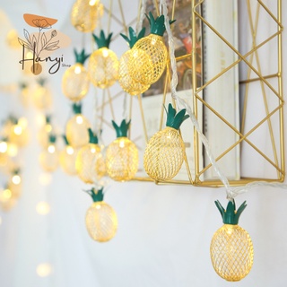 Dây đèn LED trang trí hình quả dứa dễ thương