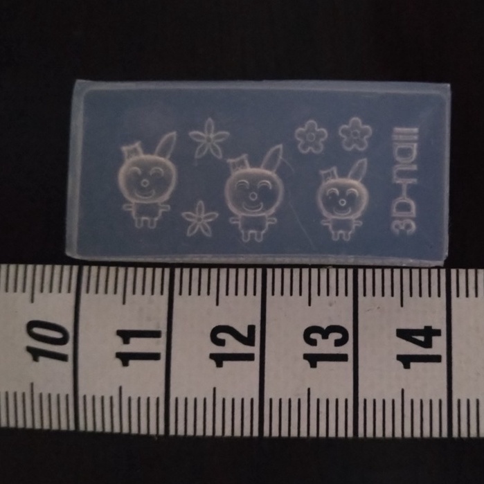 DIY - Khuôn đắp bột, nail resin, làm charm hoa tai, cài áo, phụ kiện thời trang - Mẫu thỏ nhiều kiểu