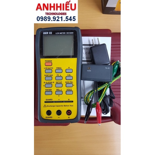 Thiết bị đo điện trở, tụ điện, cuộn cảm LCR DEREE DE-5000