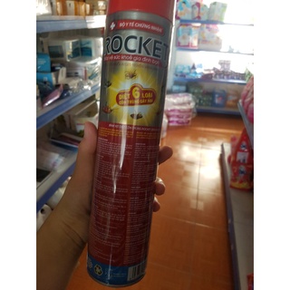 Bình Xịt Côn Trùng, Xịt Muỗi Rocket 660ml