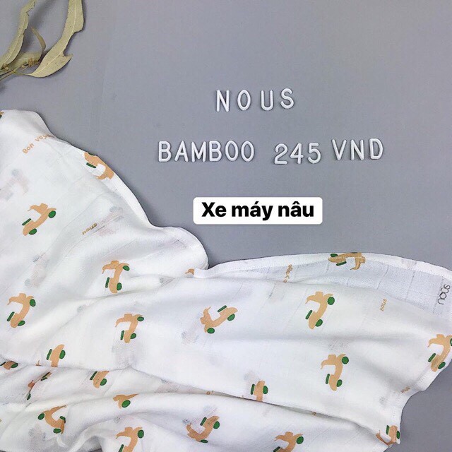 Khăn xô 1 lớp Bamboo 2019