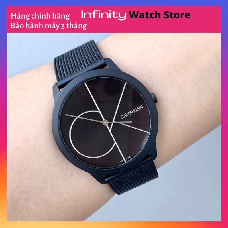 Đồng hồ cặp CALVIN KLEIN Minimal dây mesh cá tính model K3M5145X và K3M5245X