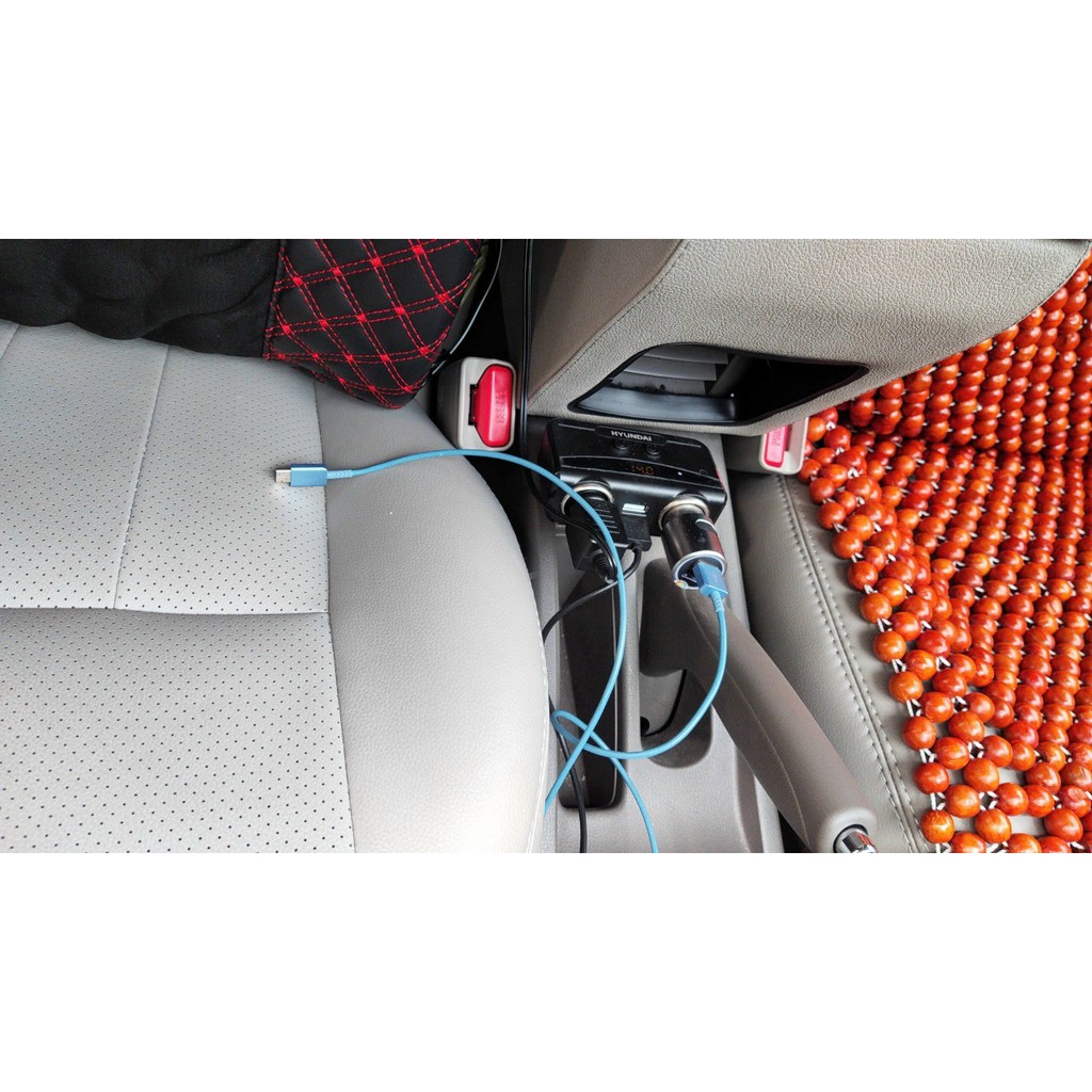 Hộp tỳ tay Kibbet tự lắp loại 1490 cho xe Nissan Sunny thiết kế cắm trụ theo xe không khoan bắt vít có 4 cổng sạc USB