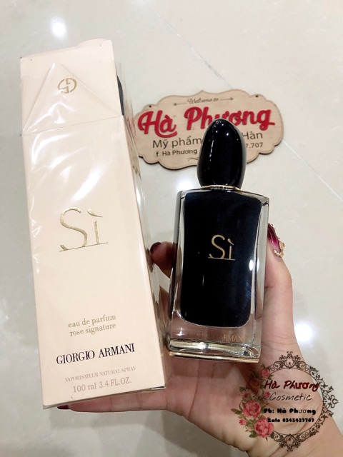 Nước hoa Sì đen GIORGIO Armani auth