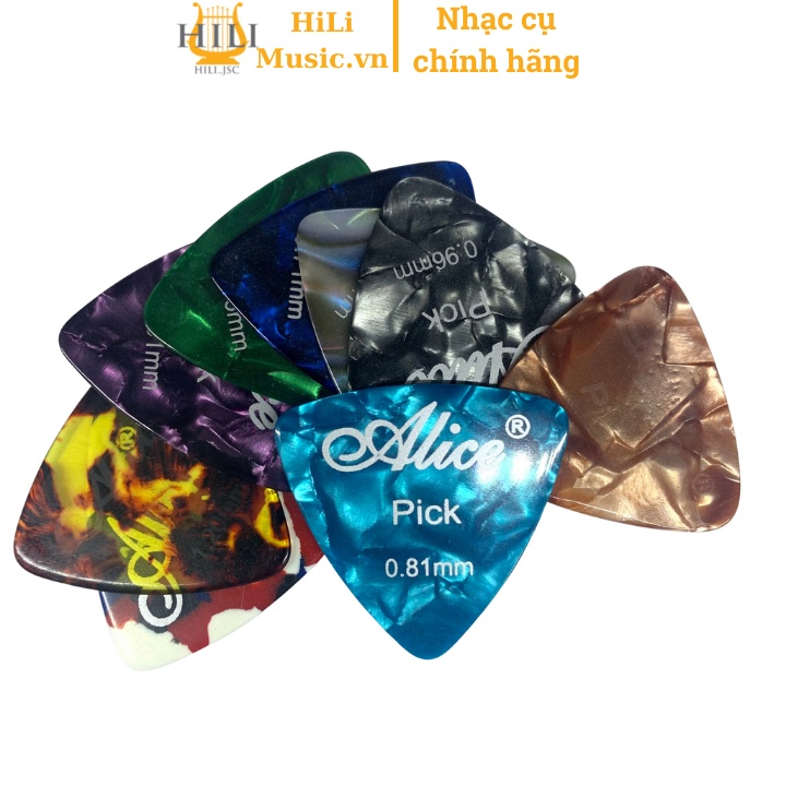 Pick gảy đàn guitar và các loại nhạc cụ đủ size
