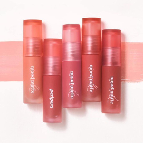 Son Kem Lì Peripera Ink Mood Matte Tint (Peach Puree-Ballet Pink-Oatmeal Rose-Soft Cedarwood-Ginger Red) - 4g