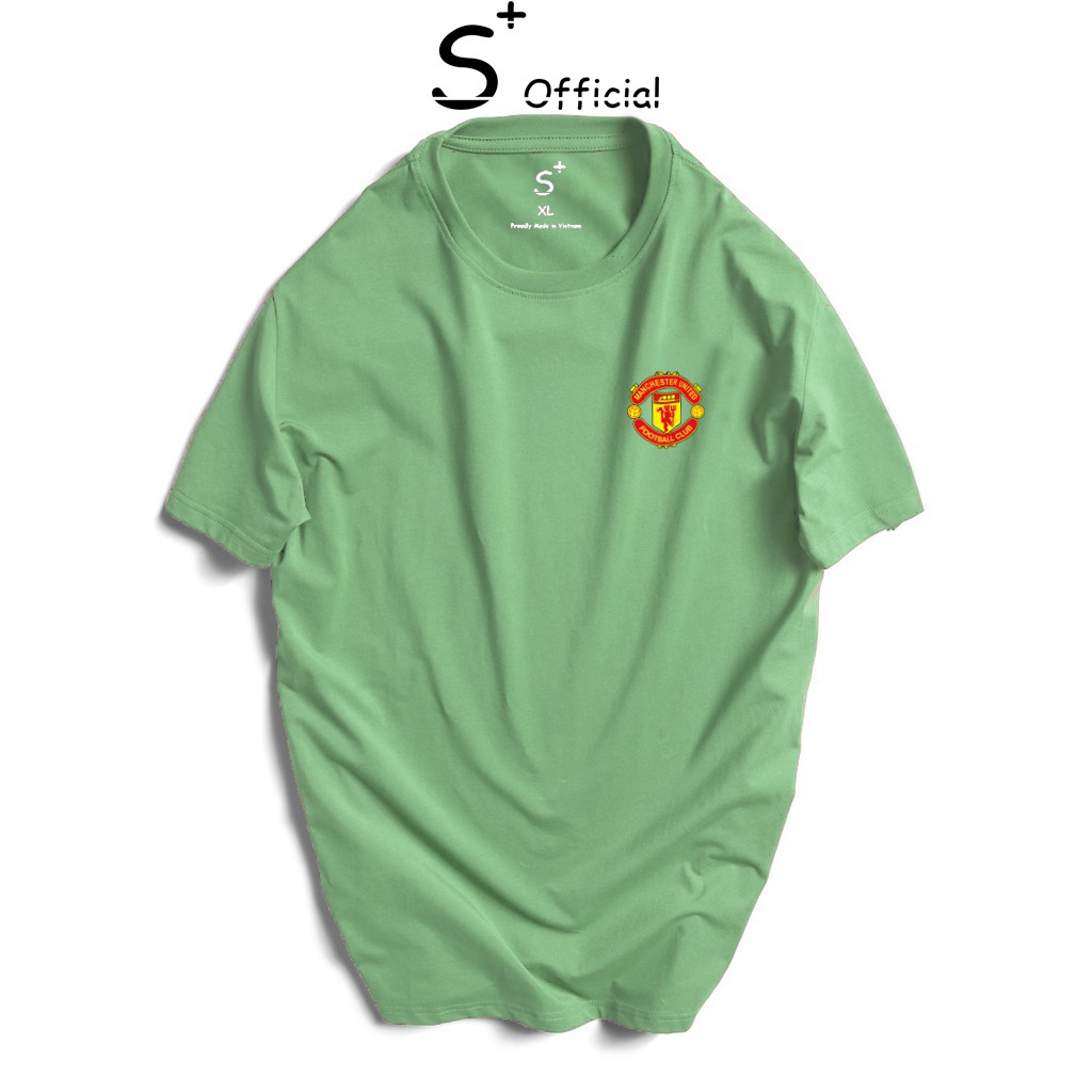Áo phông nam tay ngắn thun nam cổ tròn SPLUS vải Cotton co giãn,dày dặn in hình logo MU form regular fit ATMU1 | BigBuy360 - bigbuy360.vn