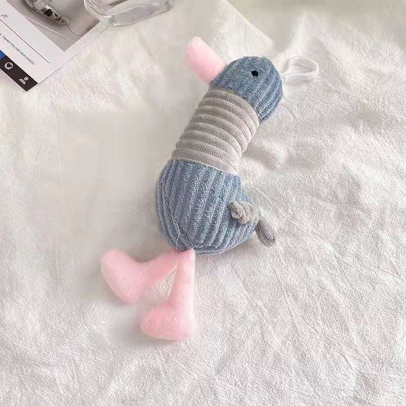 Móc khóa hình chú vịt nhồi bông dễ thương