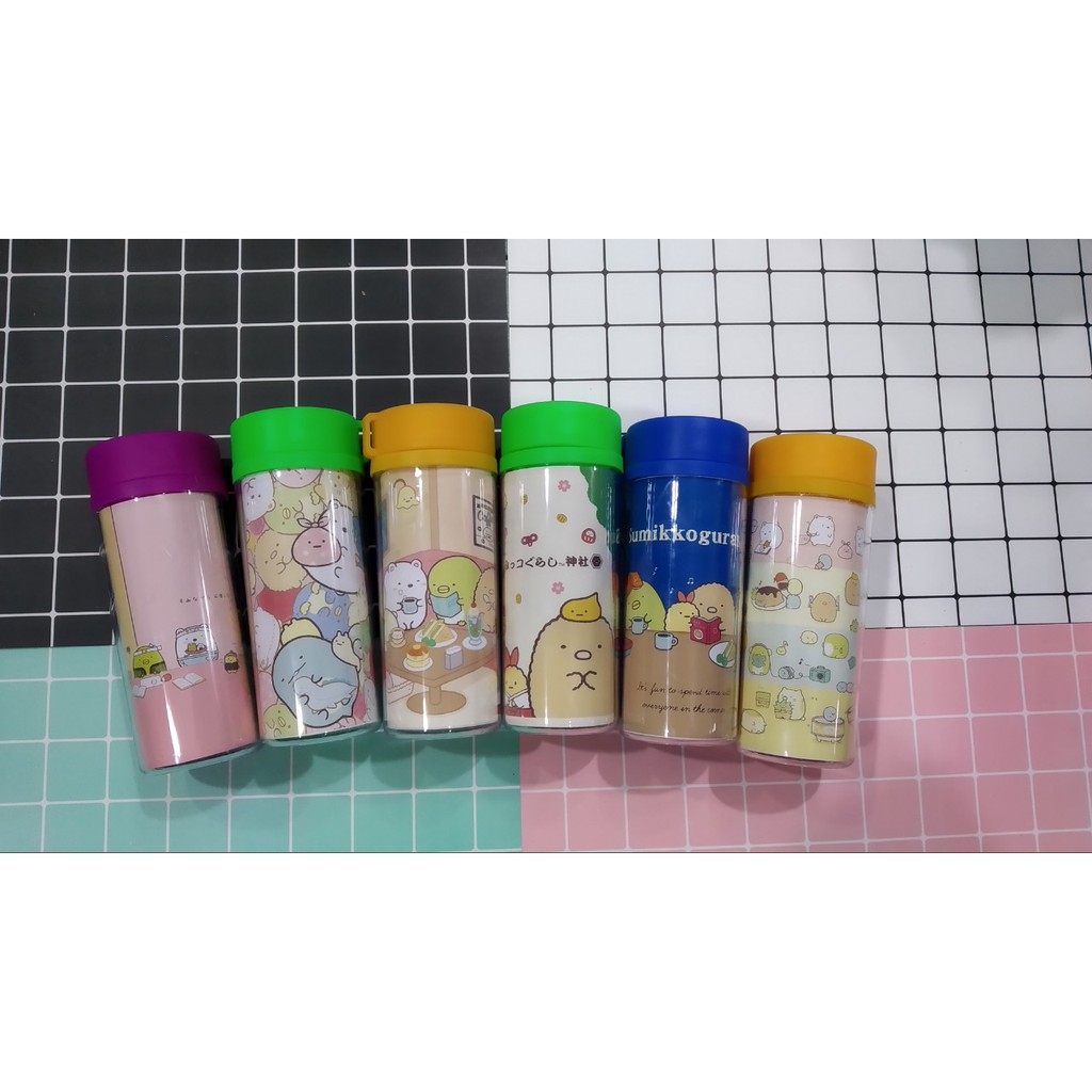 cốc 2 lớp sumikko CN13 cốc giữ nhiệt ly 2 lớp cốc làm lạnh dễ thương 250ml