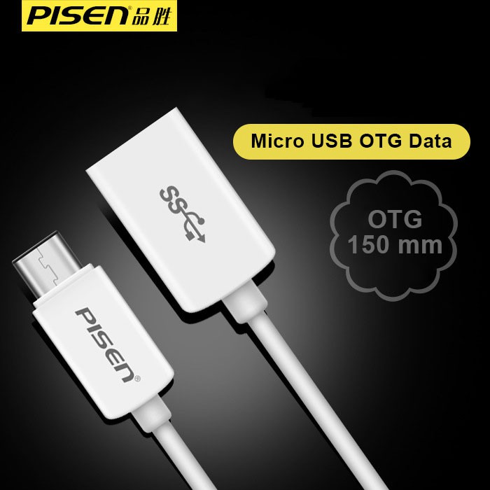 Cáp OTG kết nối điện thoại với thiết bị ngoại vi cổng Micro USB