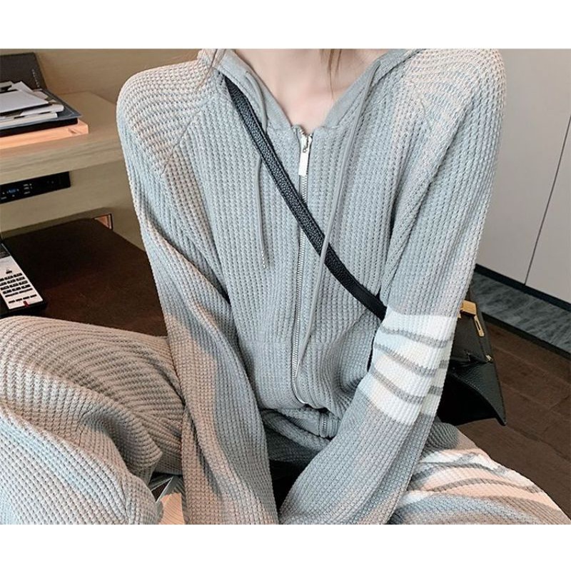 ẢNH THẬT Set Đồ Thể Thao Trơn Có Mũ
