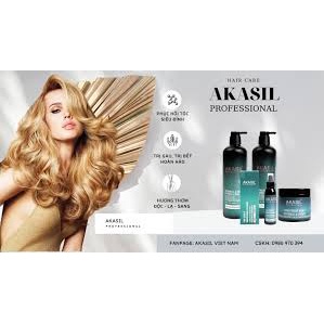 Cặp dầu gội xả AKASIL Tái Sinh Phục hồi tóc siêu mượt ngăn ngàu chống rụng hương nước hoa hàng chính hãng 500-1000ml