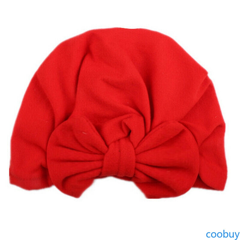 Mũ trùm đầu đính nơ đáng yêu cho bé