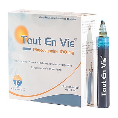 Tảo biển Tout En Vie 🍀 FREESHIP 🍀 Tảo biển Tout En Vie tích hợp vitamin C dạng nước [ Hộp 14 ống ]