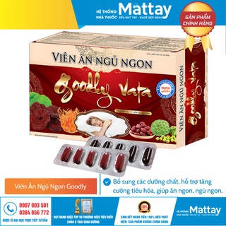 Viên Ăn Ngủ Ngon Goodly - Giảm suy nhược cơ thể , chán ăn, mất ngủ, ngủ không sâu giấc.