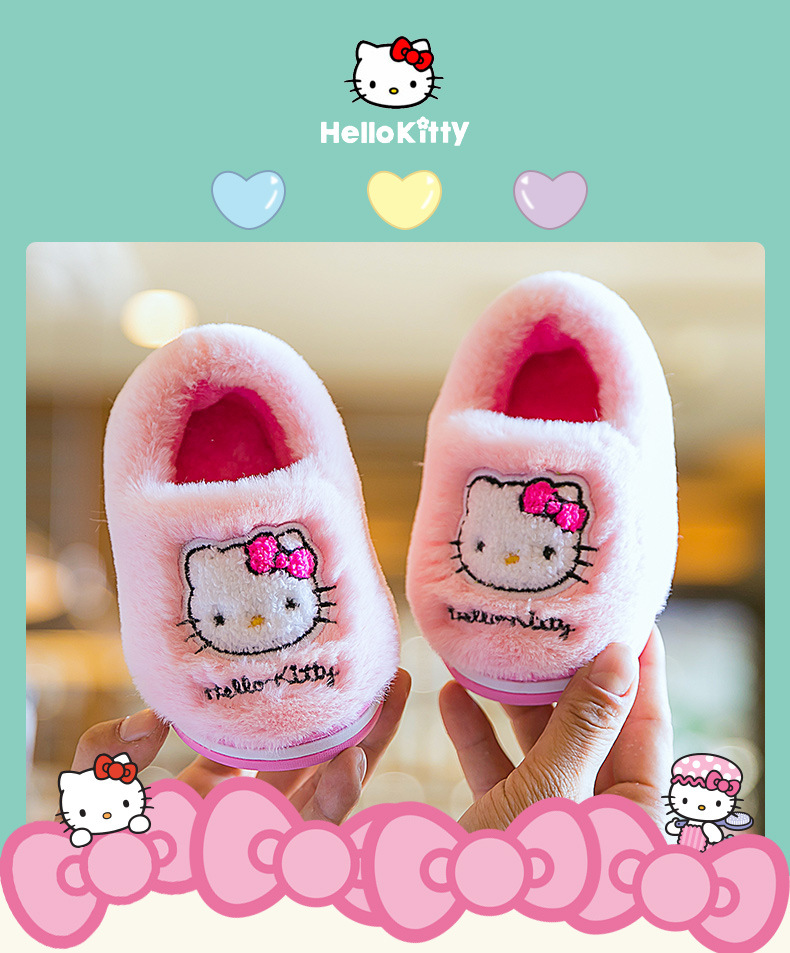 Dép Mang Trong Nhà Hình Hello Kitty Dễ Thương Xinh Xắn Cao Cấp