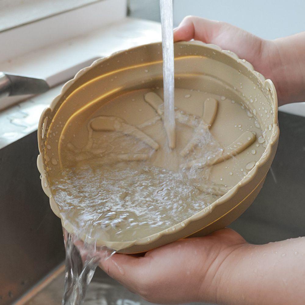 Khay Nướng Bánh Pizza Bằng Silicone Có Thể Gấp Gọn Tiện Dụng