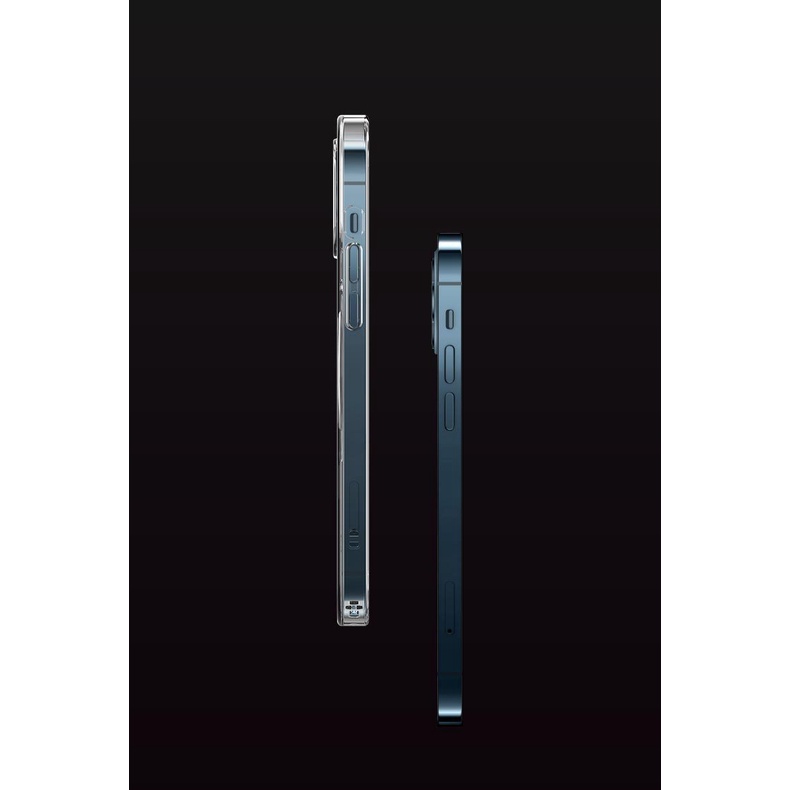 Ốp Lưng hỗ trợ sạc không dây Trong Suốt dành cho iPhone 13 Mini / 13 / 13 Pro / 13 Pro Max.