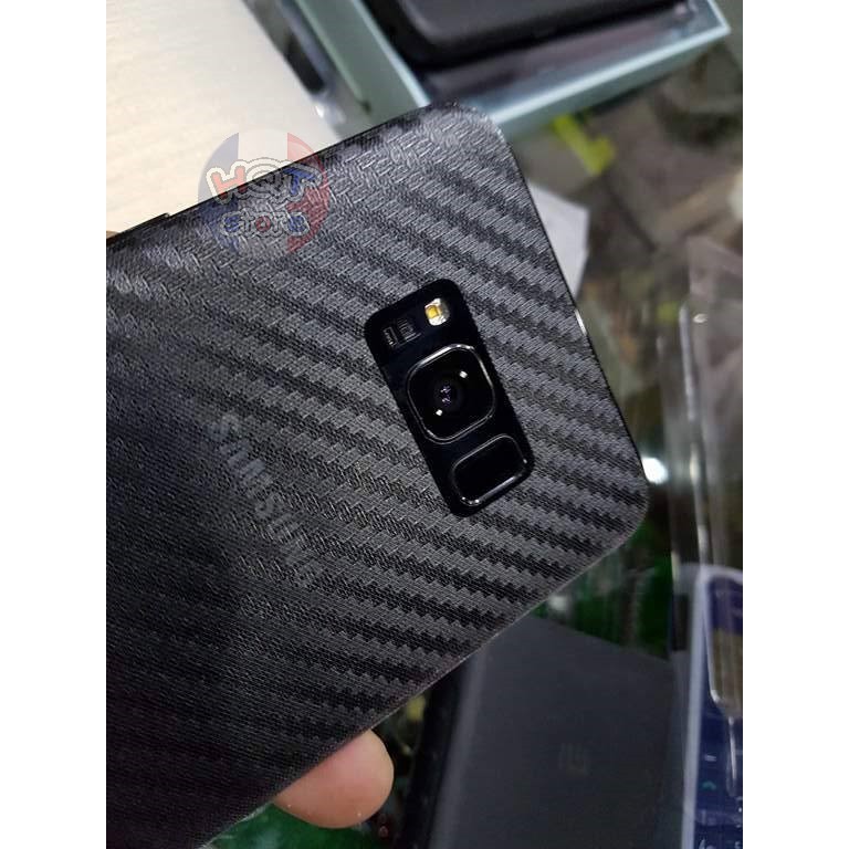 [Mã ELORDER5 giảm 10K đơn 20K] Dán mặt lưng Carbon Samsung S8/S8 Plus