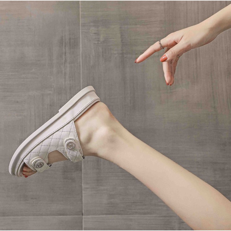 Dép lê 2 quai logo CN fullbox