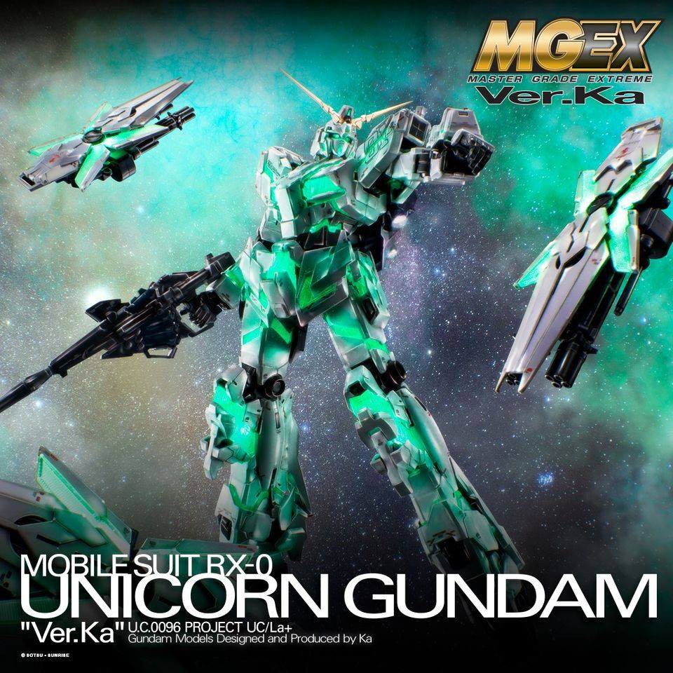 Mô hình đồ chơi lắp ráp MG EX Extreme Gundam unicorn Chính Hãng Bandai