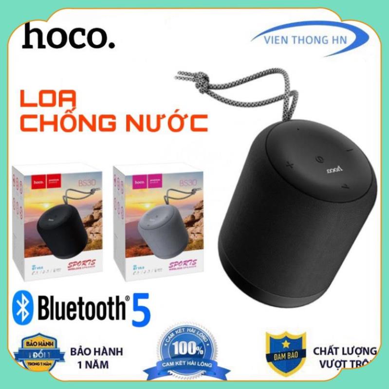 Loa bluetooth Mini HOCO BS30, cho laptop, pc Chống nước pin 5h âm thanh sống động cho laptop, pc BH 12 tháng