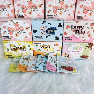 [Freeship+Voucher] Emoslim by Fen Nước trái cây vị trái cây và nhiều vị khác+ quà tặng ngẫu nhiên