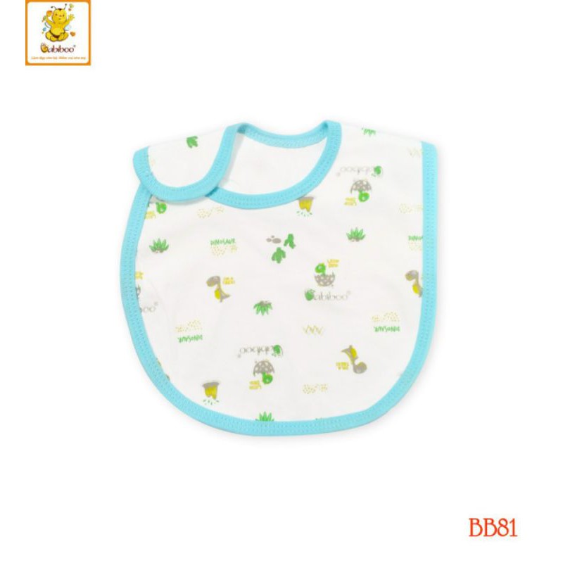 Yếm Dán 2 Lớp Cotton Babiboo Kháng Khuẩn BB81