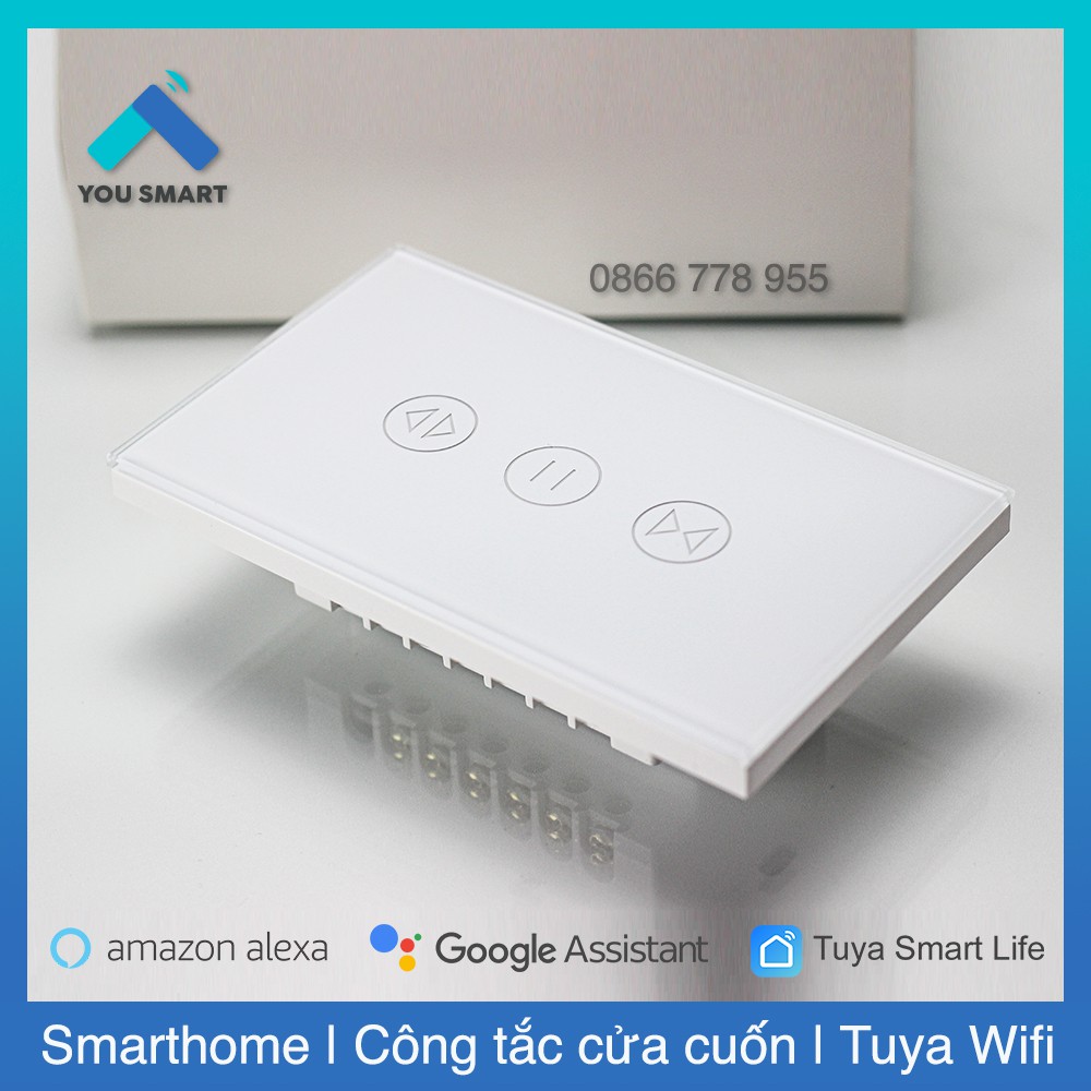 Công tắc điều cửa cuốn thông minh Tuya Smart Life (Mẫu mới 2021 full chức năng)